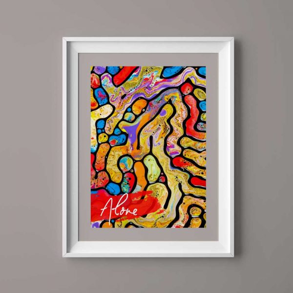 The painting is bold color - Image 3